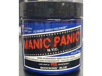 Manic Panic Classic Semi Permanent Hair Color Cream, Shocking Blue, 4 fl oz/118 mL - Image 3