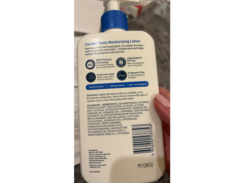 Cerave Daily Moisturizing Lotion, 12 fl oz/355 mL