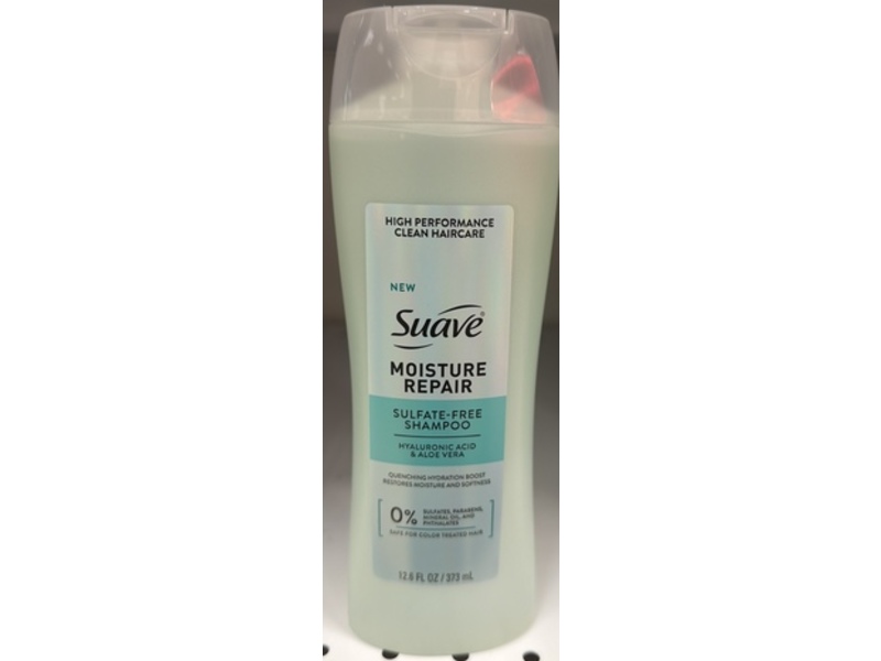 Suave Moisture Repair Sulfate-free Shampoo, 12.6 fl oz/373 mL