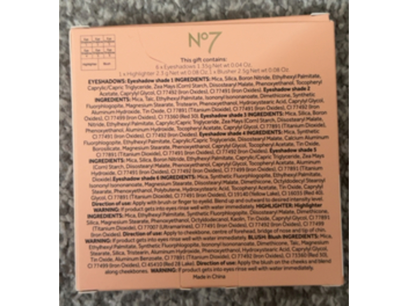 No7 Face & Eye Palette, Natural Glow