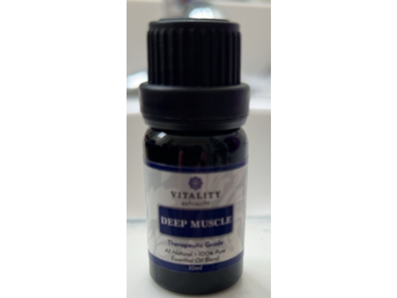 Vitality Extracts Deep Muscle Pure Essential Oil Blend, 10 mL