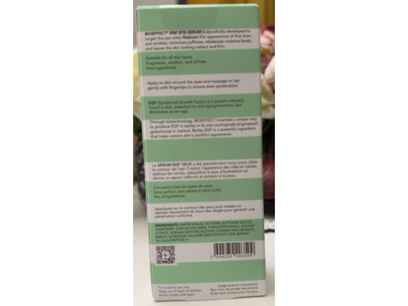 Bioeffect EGF Eye Serum, 0.40 fl oz/12 mL
