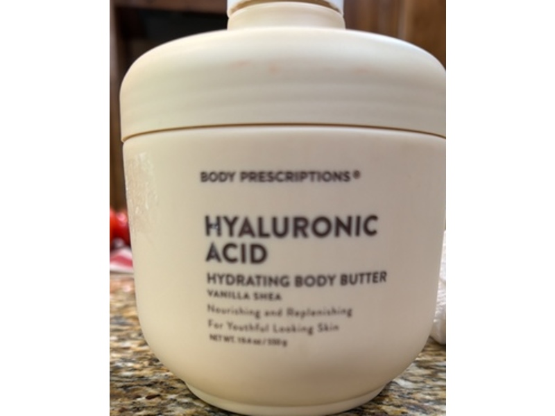 Body Prescriptions Hydrating Body Butter, Hyaluronic Acid, 19.4 fl oz/550 g