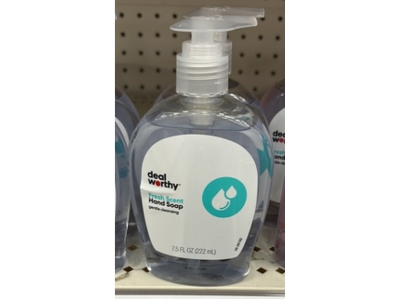 Deal Worthy Hand Soap, Fresh Scent, 7.5 fl oz/222 mL