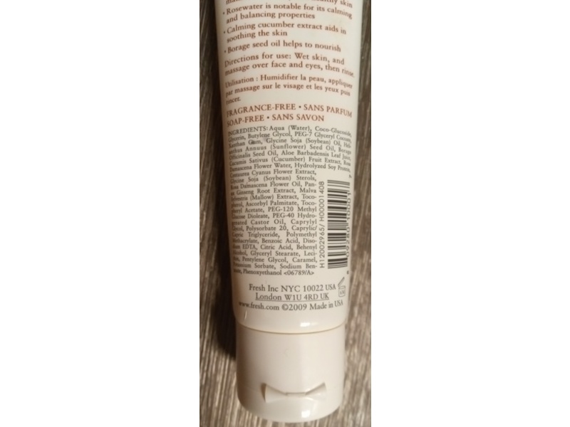 Fresh Soy Face Cleanser, 1.7 fl oz/50 mL