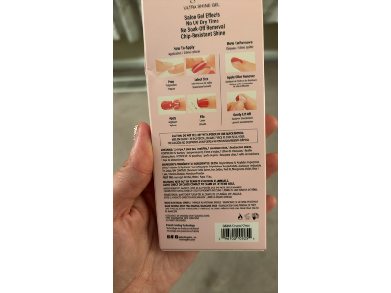 Dashing Diva Gloss Ultra Shine Gel Nail Strips, 34 Count