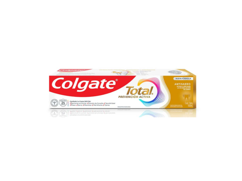 Colgate Total Anti-Tartar Anti-Cavity Toothpaste, Fluoride, 160 mL