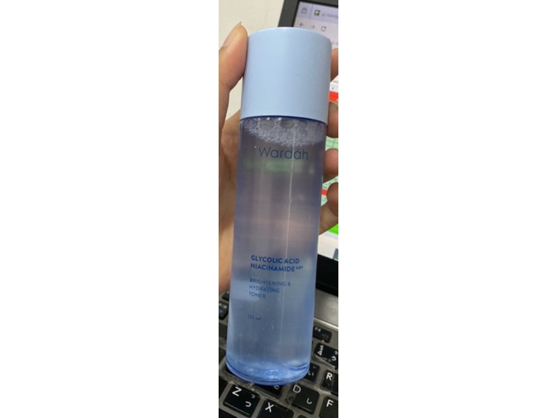 Wardah Brightening & Hydrating Toner, Glycolic Acid + Niacinamide, 125 mL