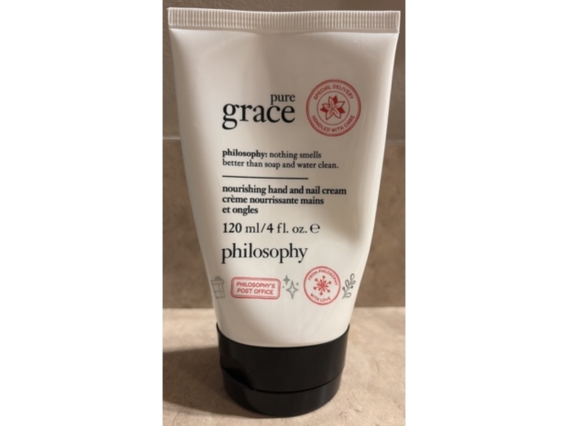 Philosophy Hand & Nail Cream, Pure Grace, 4 fl oz/120 mL