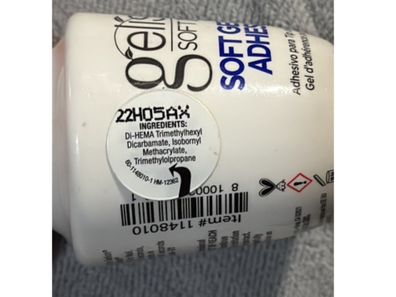 Gelish Soft Gel Tip Adhesive, 0.5 fl oz/15 mL