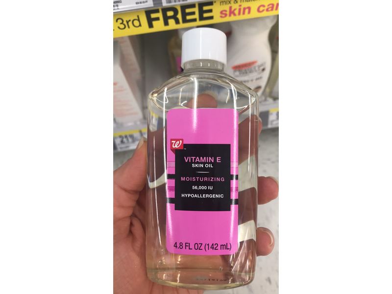 Walgreens Vitamin E Moisturizing Skin Oil, 4.8 fl oz