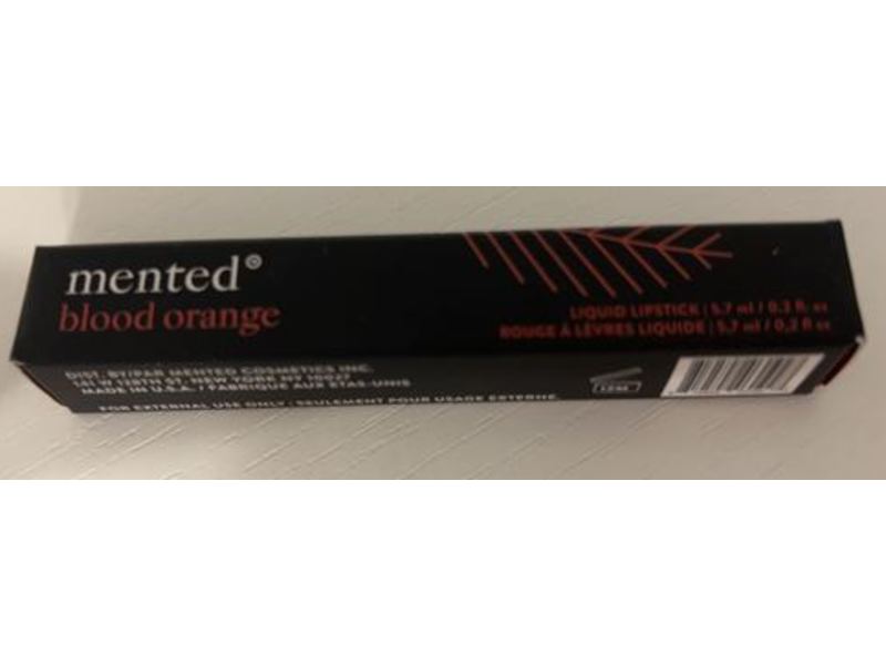 Mented Liquid Lipstick, Blood Orange, 2 oz