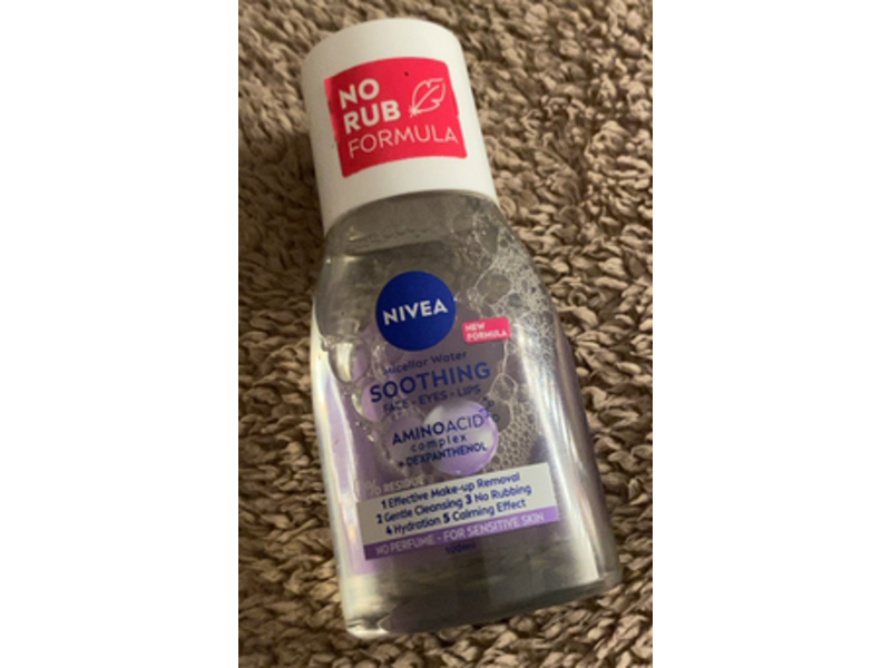 Nivea Soothing Micellar Water, Amino Acid Complex + Dexpanthenol, 100 mL