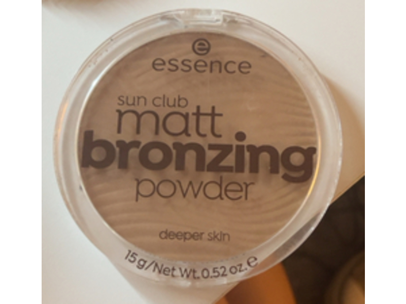 Essence Sun Club Matte Bronzing Powder, 03 Chocolate Sun-Dae, 0.52 oz/15 g
