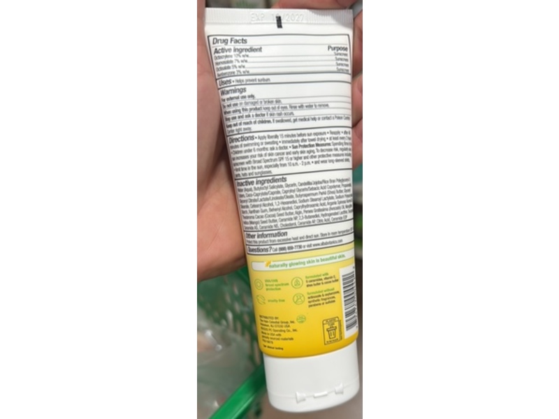 Alba Botanica Hydrating Sunscreen Lotion, SPF 50 , 3 fl oz/89 mL