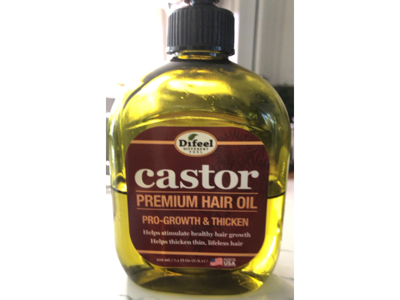 Difeel Premium Hair Castor Oil, 7.78 fl oz/230 mL