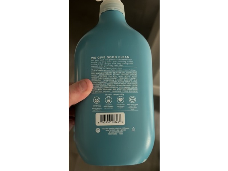 Method Men Body Wash, Glacier + Granite, 28 fl oz/828 mL