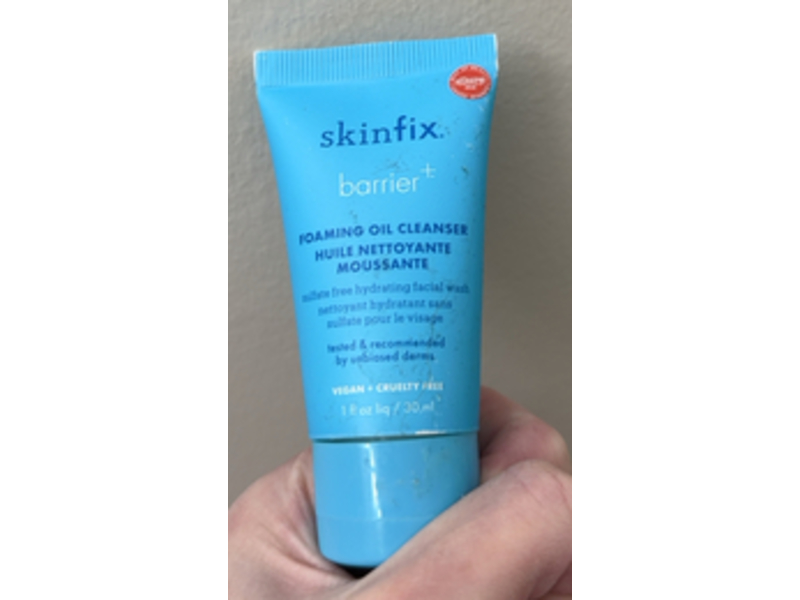 Skinfix Barrier+ Foaming Oil Cleanser, 1 fl oz/30 mL
