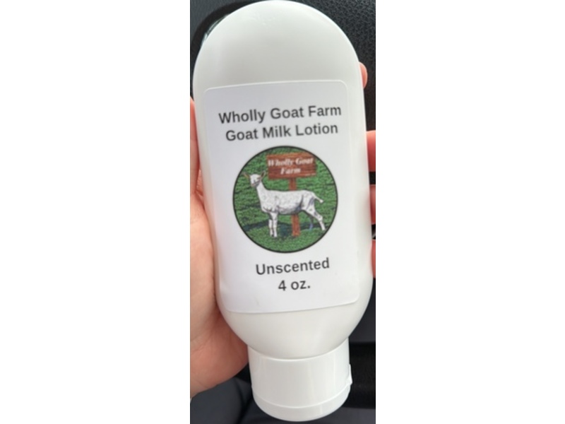 Wholly Goat Farm Goat Milk Lotion, Unscented, 4 oz