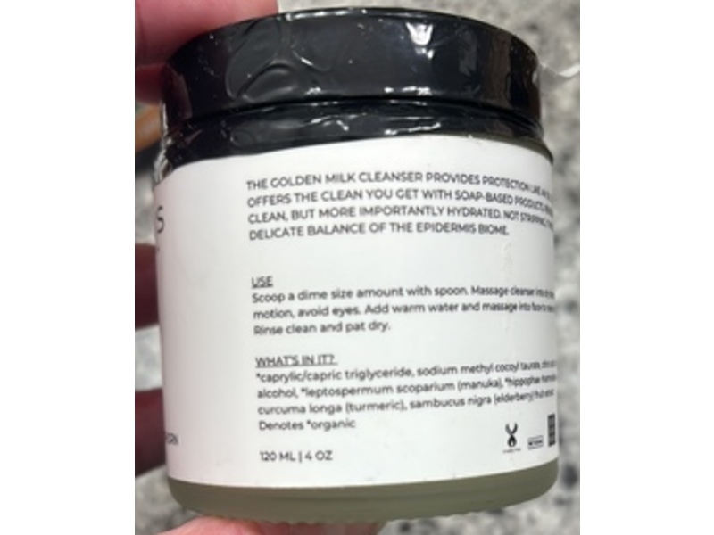 Khus+Khus Modern Herbal Fusion The Golden Milk Cleanser, 14 oz/120 mL