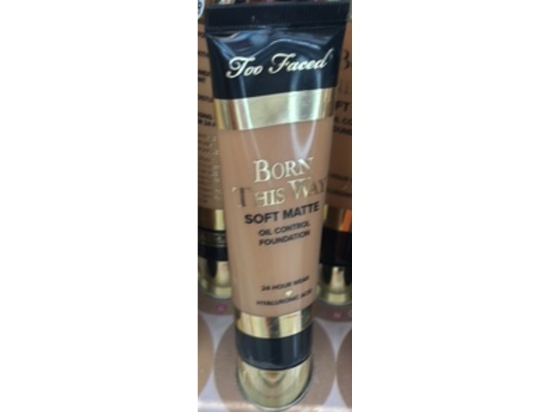 Too Faced Born This Way Soft Matte Foundation, Ganache, 1 fl oz/30 mL