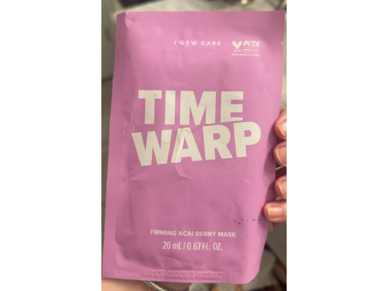 I Dew Care Time Warp Firming Mask, Acai Berry, 0.67 fl oz/20 mL