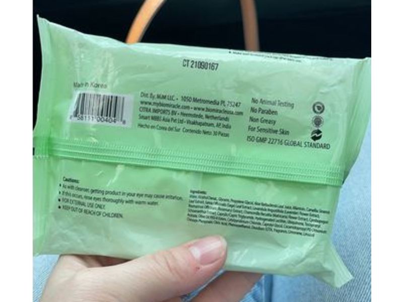 Bio-Miracle Facial Cleansing Towelettes, Aloe Vera, 25 Count