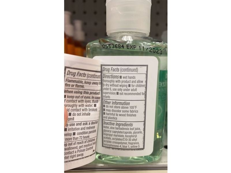 CVS Health Hand Sanitizer, Aloe Vera, 2 fl oz/59 mL