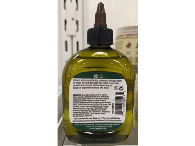 Difeel Rosemary & Mint Premium Hair Oil, 7.1 fl oz/210 mL