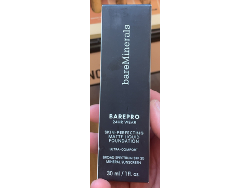 Bareminerals Barepro Skin - Perfecting Matte Liquid Foundation, Medium 35 Neutral, 1 fl oz/30 mL