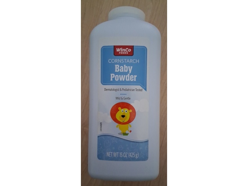 Winco Foods Baby Powder, Cornstarch, 15 oz/425 g