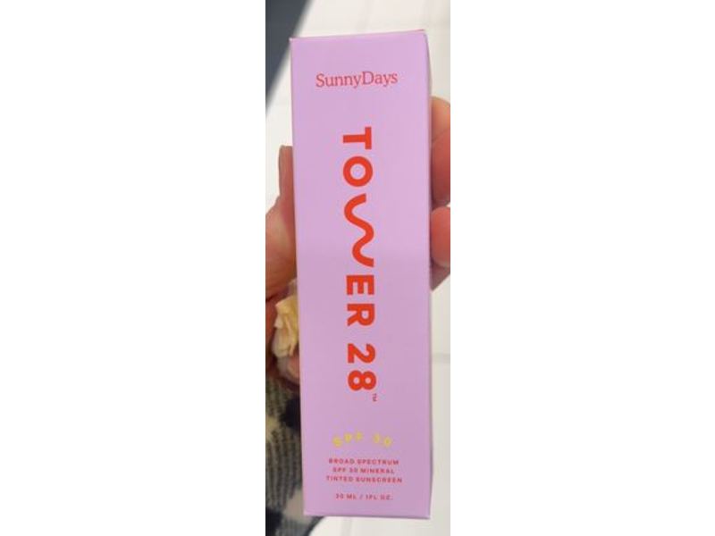 Tower 28 SunnyDays Tinted Sunscreen Foundation, 65 Topanga, SPF 30, 1 fl oz/30 mL