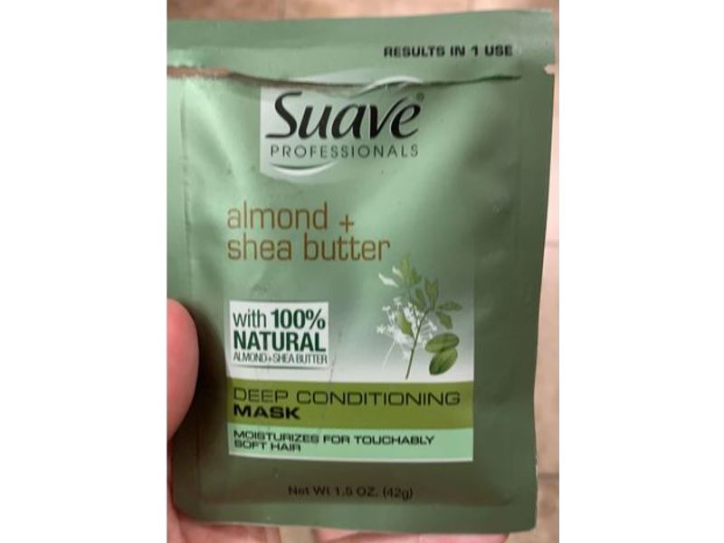 Suave Professionals Deep Conditioning Mask, Almond + Shea Butter, 1.5 oz/42 g