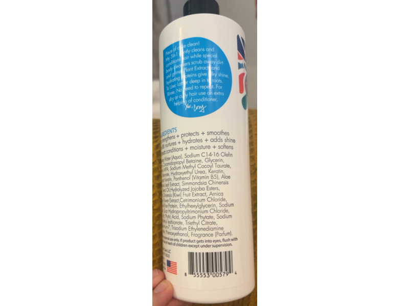 SoCozy Kids 3 In1 Shampoo + Conditioner Wash, 16 fl oz/473 mL