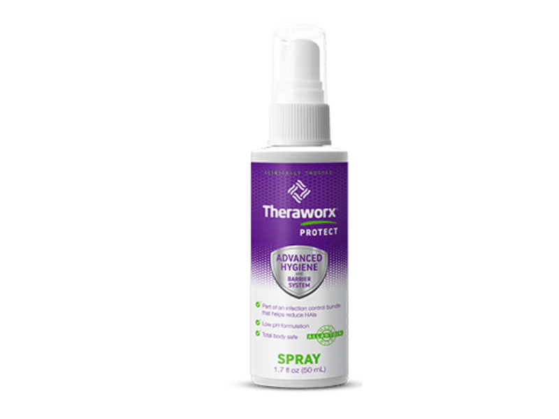 Theraworx Protect Advanced Hygiene And Barrier System Spray, 1.7 fl oz/50 mL