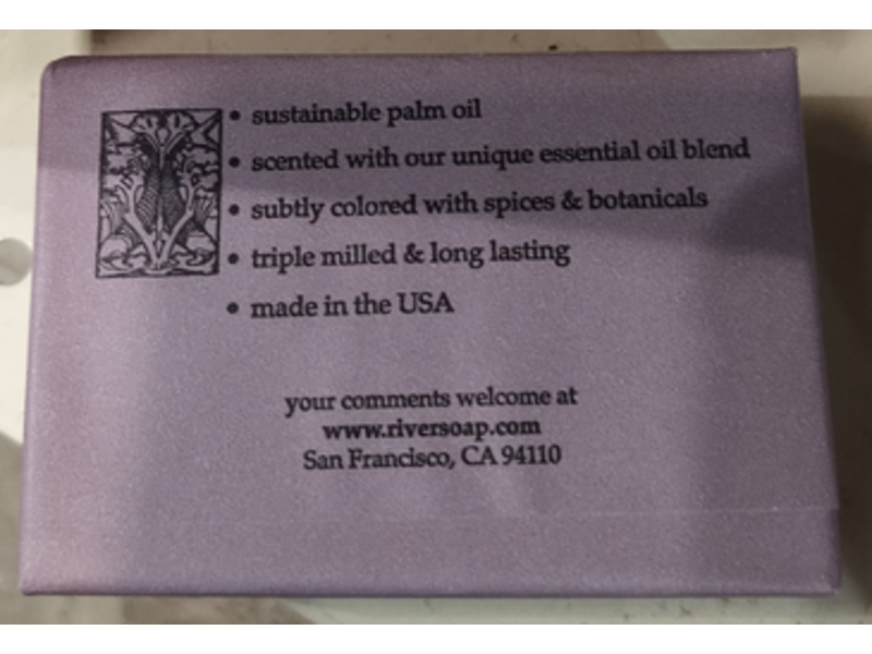 River Soap Body Bar, Fresh Lavender, 4.5 oz/127 g