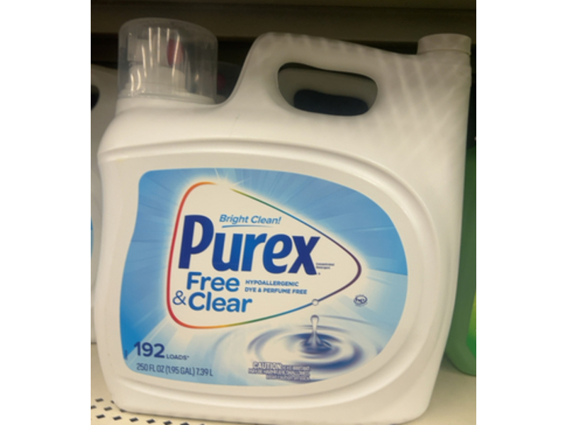 Purex Laundry Detergent, 192 Loads, 250 fl oz/7.39 L