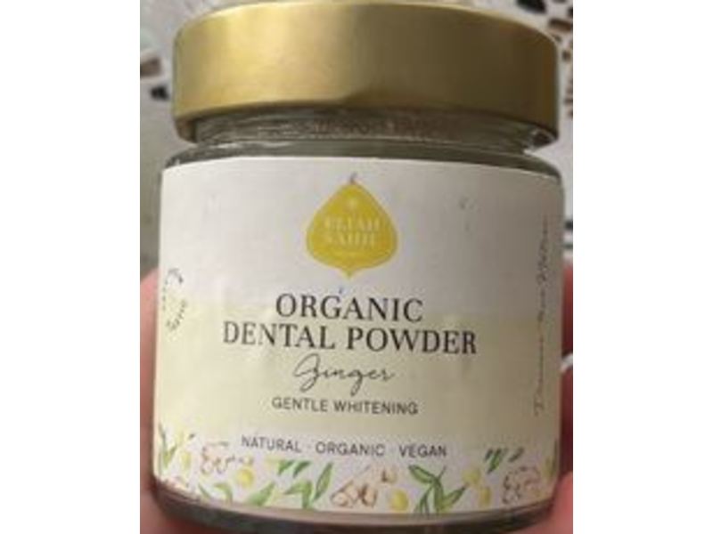 Eliah Sahil Organic Gentle Whitening Dental Powder, Ginger 45g