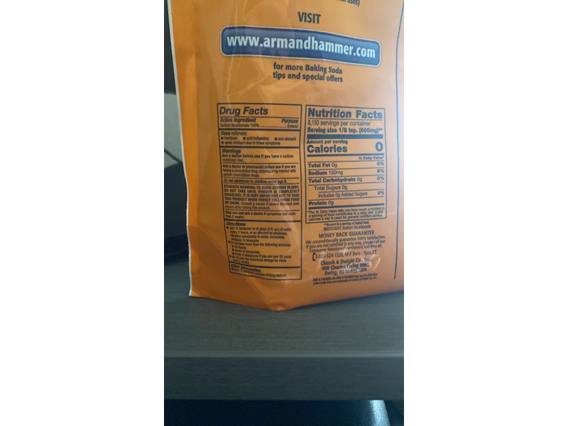 Arm & Hammer Cleaning & Deodorizing Baking Soda, 6.12 kg