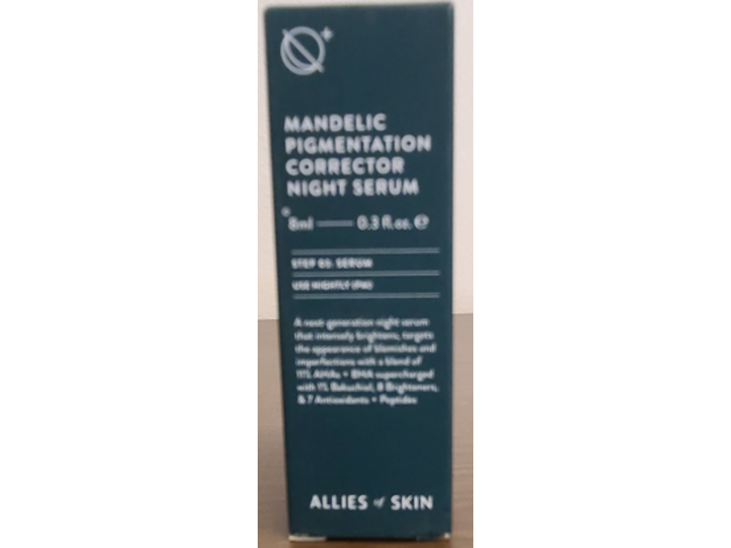 Allies Of Skin Mandelic Pigmentation Corrector Night Serum, 0.3 fl oz/8 mL