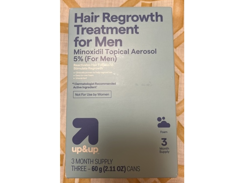 Up & Up Men Hair Regrowth Treatment, 2.11 oz/60 g