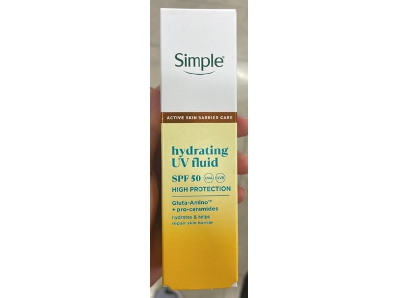 Simple Hydrating Uv Fluid, SPF 50 Gluta Amino + Pro Ceramides
