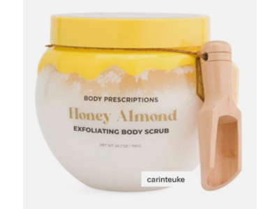 Body Prescriptions Exfoliating Body Scrub, Honey Vanilla, 24.7 oz/700 g