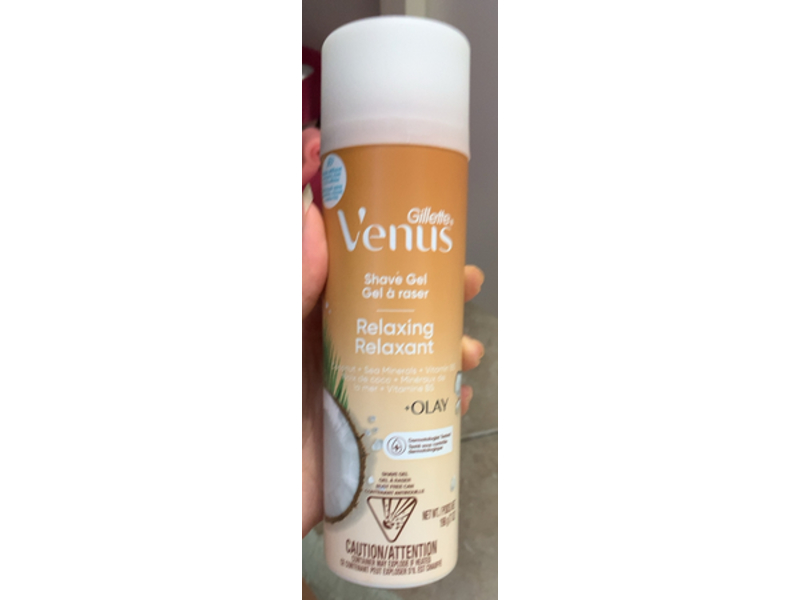 Gillette Venus Relaxing Shave Gel, 7 oz/198 g