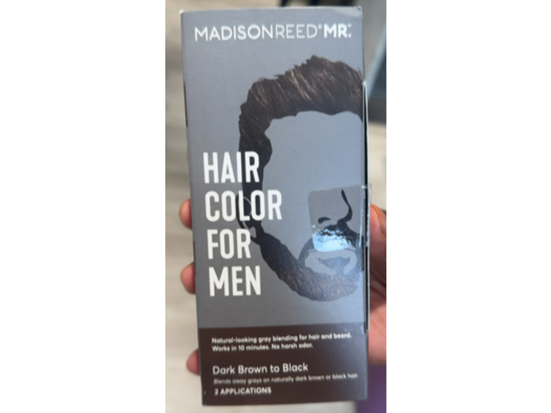 Madison Reed Mr. Hair Color Men, Dark Brown To Black, 2 Applications