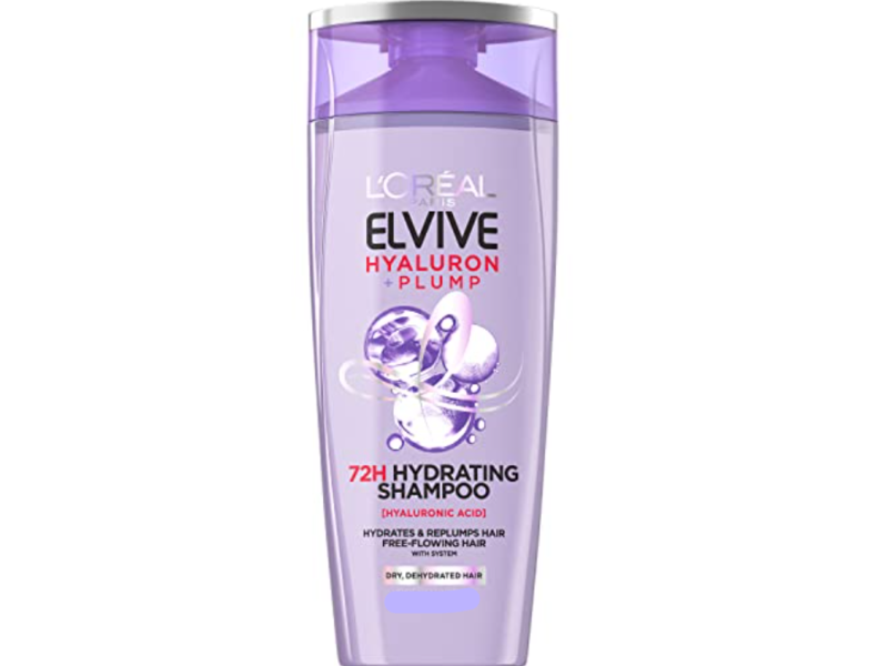 L'Oreal Paris Elvive Hydrating Shampoo, Hyaluron Plump, 250 mL