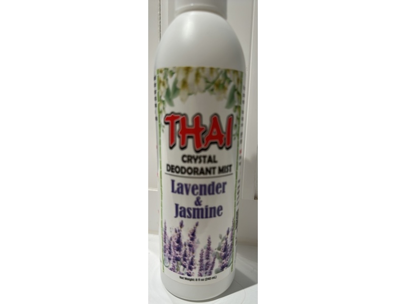 Thai Crystal Deodorant Mist, Lavender & Jasmine, 8 fl oz/240 mL