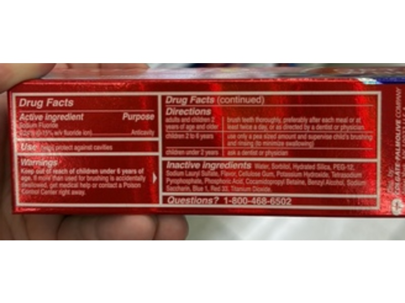 Colgate Optic White Purple Toothpaste, Fresh Mint, 4.2 oz/119 g