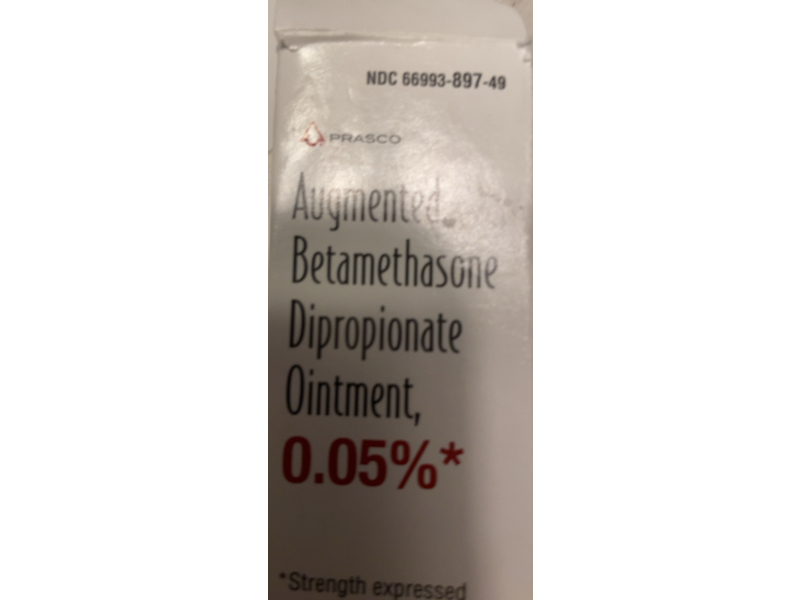 Augmented Betamethasone Dipropionate Ointment, 0.05%, 50 g, Prasco (Rx)