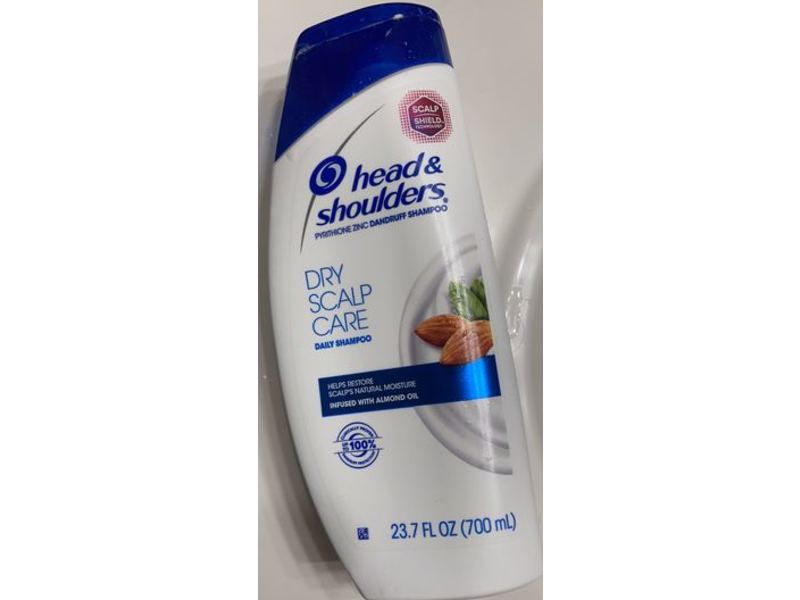 Head & Shoulders Dry Scalp Care Daily Shampoo, Almond Oil, 23.7 fl oz/700 mL